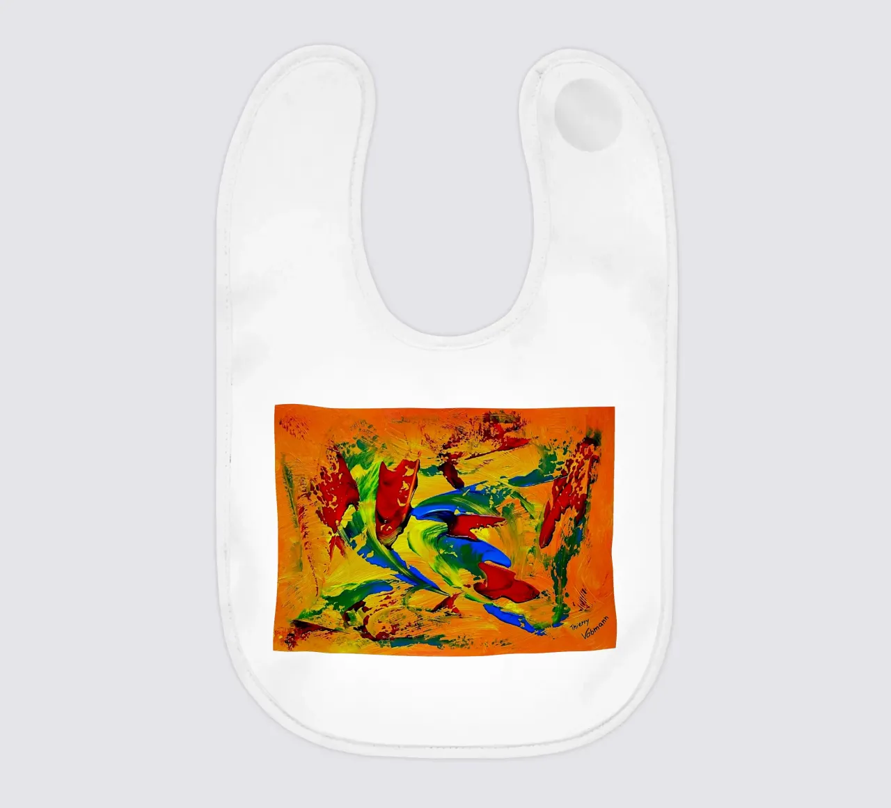 IDEAL GIFT 64 bavaglino da Thierry Vobmann Abstract painting