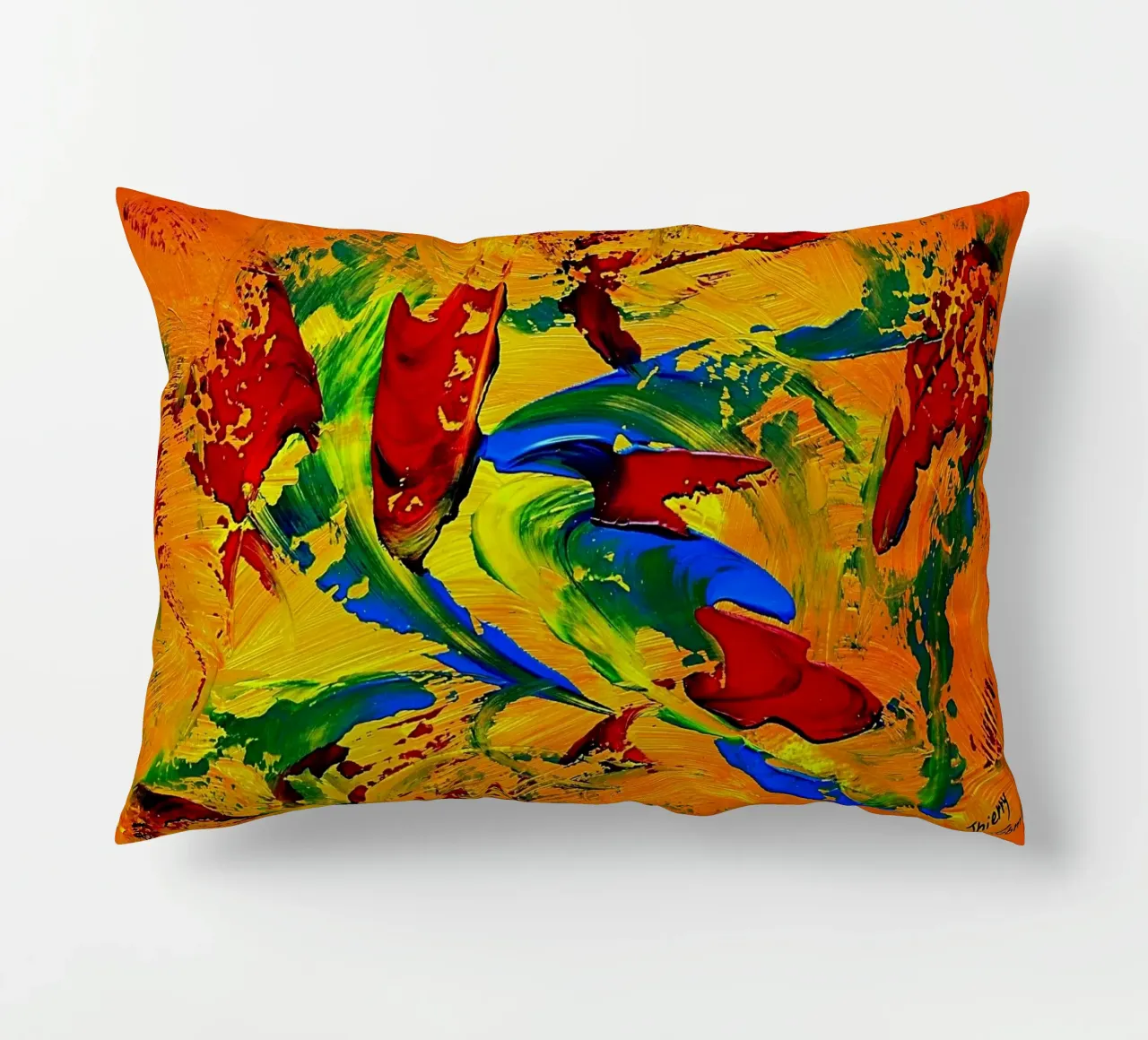 IDEAL GIFT 64 cuscino da Thierry Vobmann Abstract painting