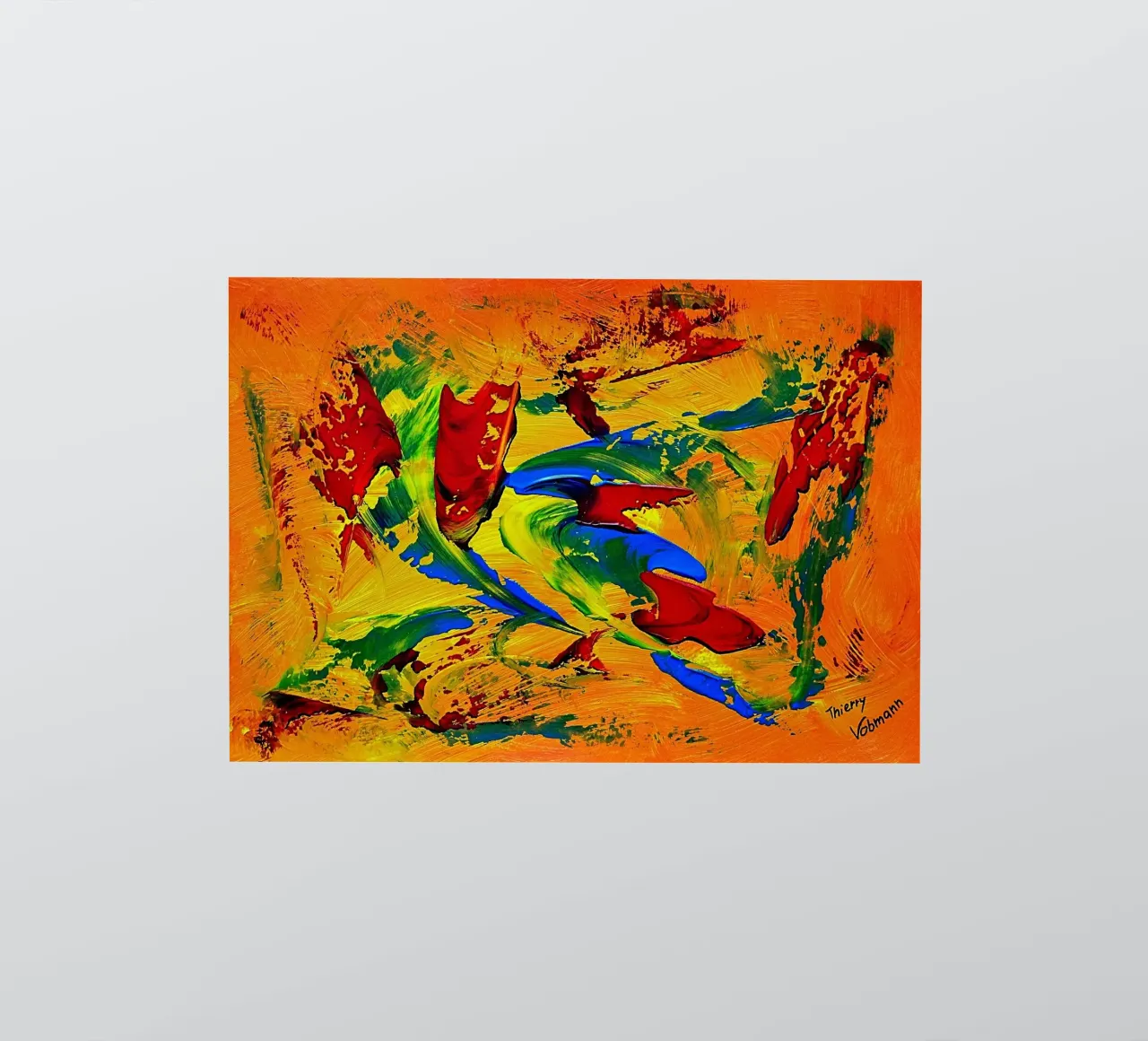 IDEAL GIFT 64 sticker by Thierry Vobmann Abstract painting