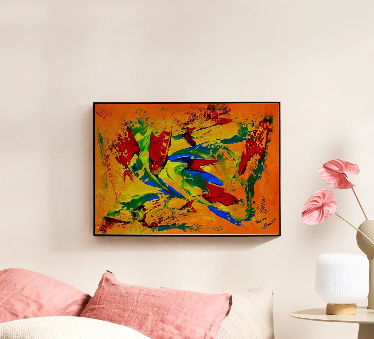IDEAL GIFT 64 plexiglass da Thierry Vobmann Abstract painting
