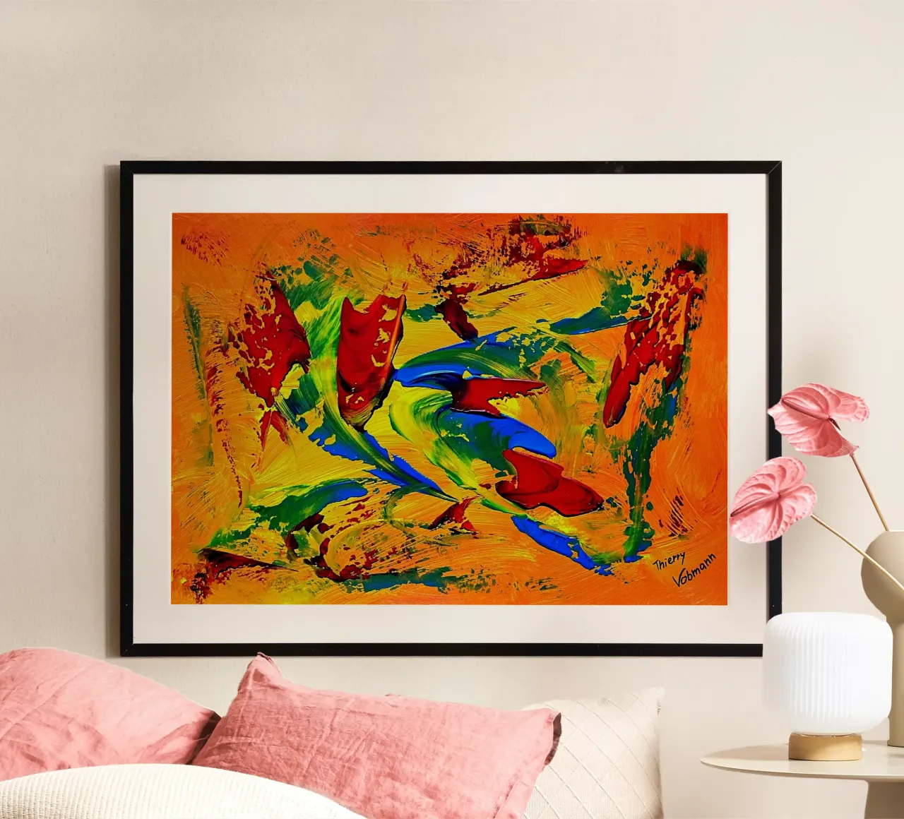 IDEAL GIFT 64 poster da Thierry Vobmann Abstract painting