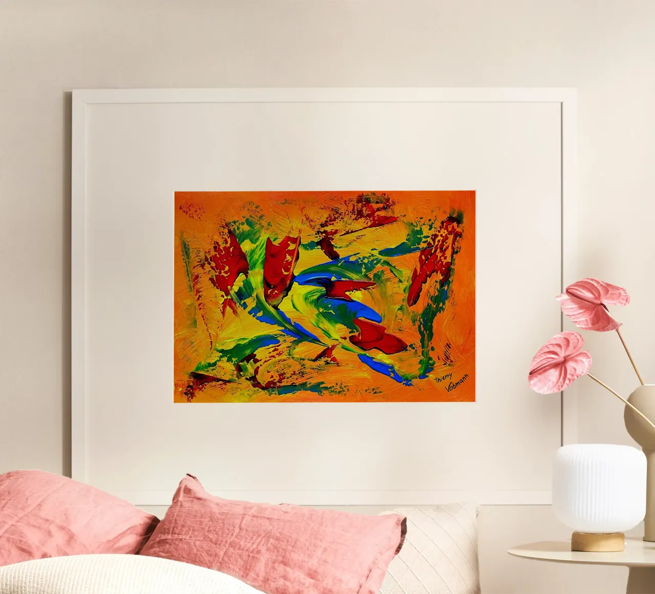 IDEAL GIFT 64 poster da Thierry Vobmann Abstract painting