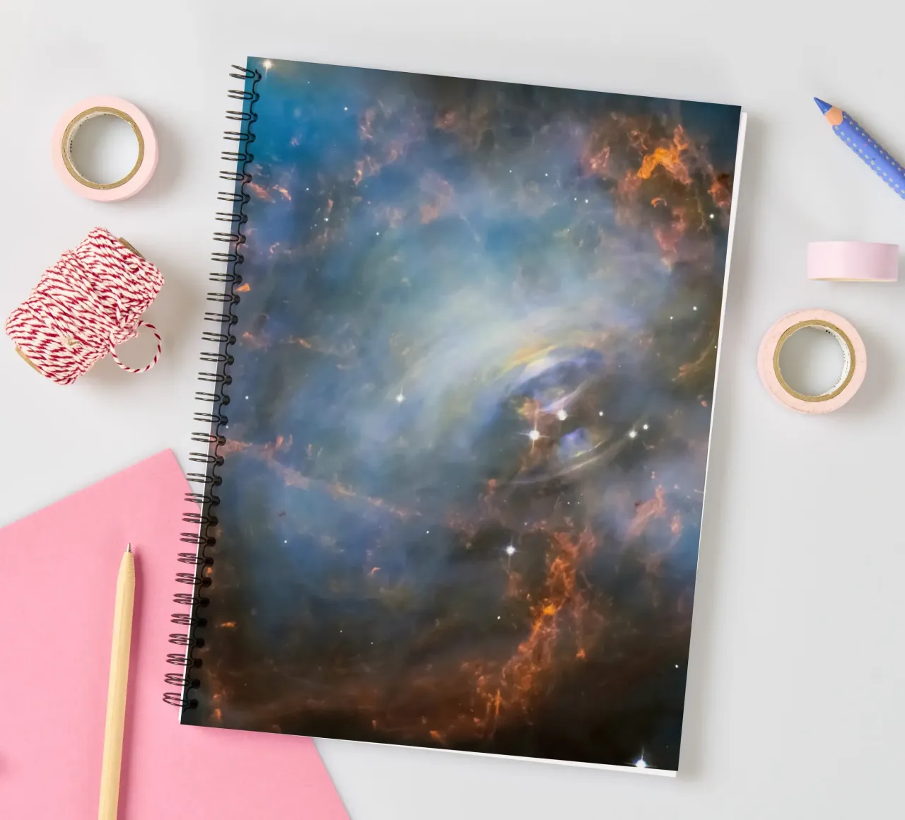 hubble telescope high definition image spiral notebook by 🎁 ARTVI-SHOP