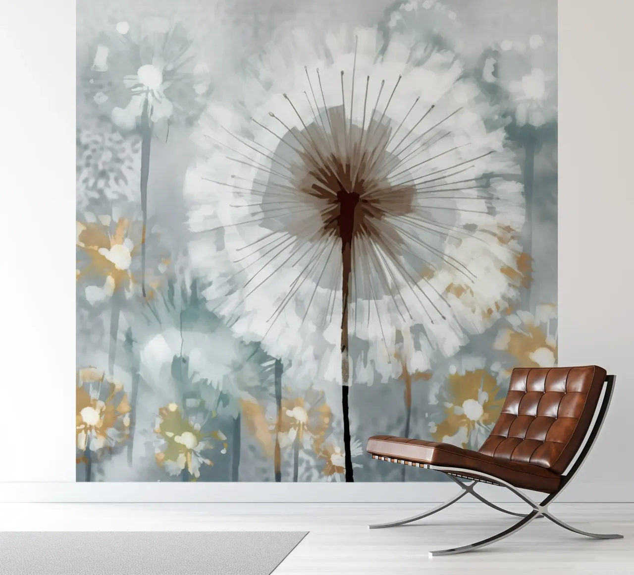Dandelion Metropolis photo wallpaper by Modern Muse