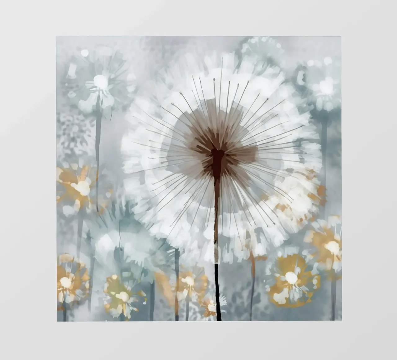 Dandelion Metropolis photo wallpaper by Modern Muse