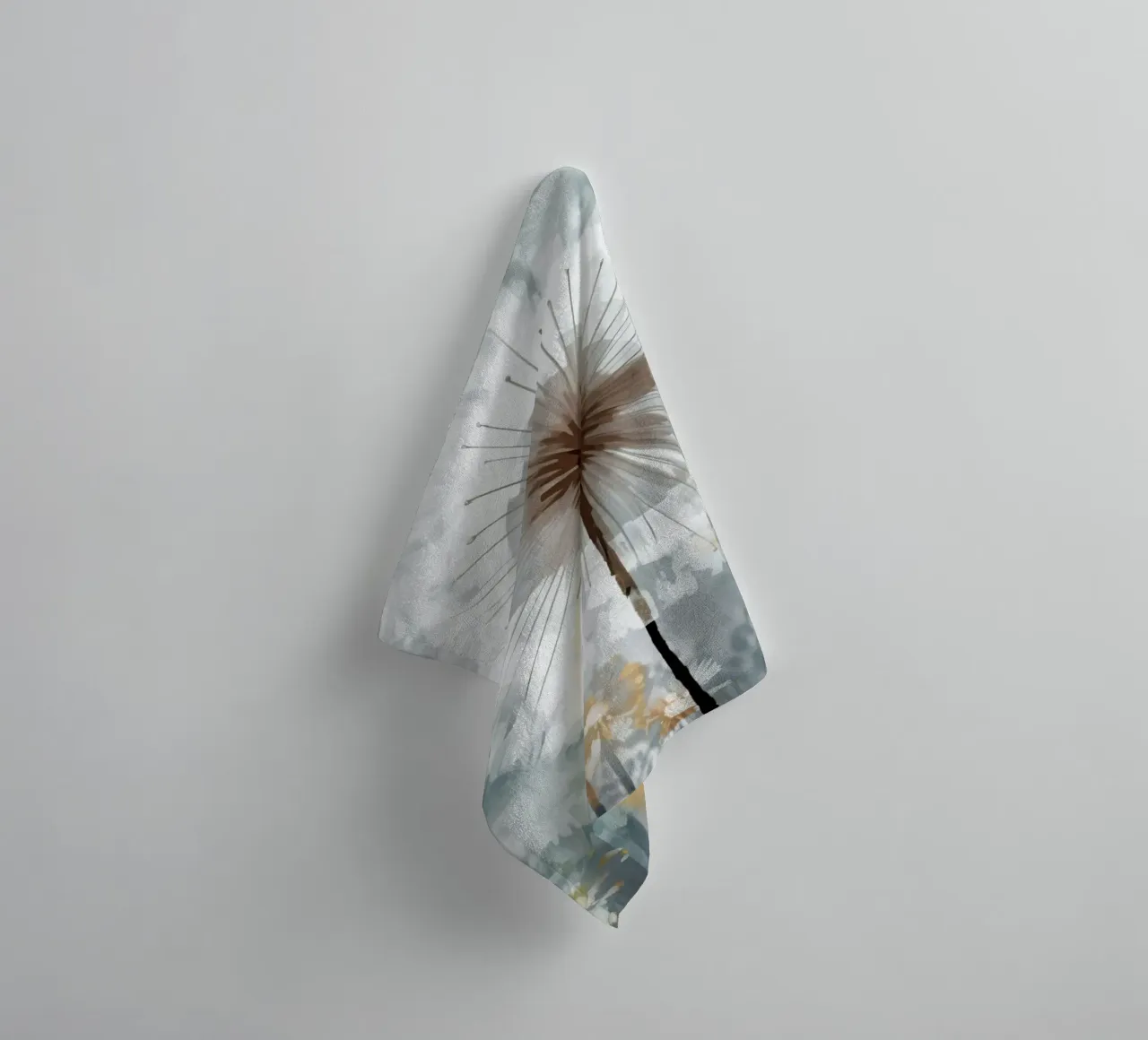 Dandelion Metropolis towel by Modern Muse