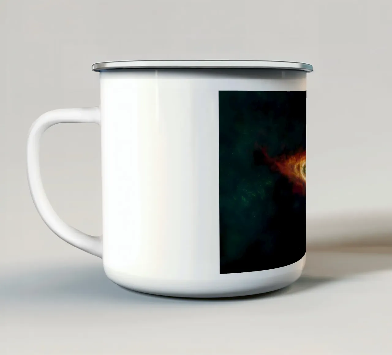 Immagine ad alta definizione del telescopio Hubble tazza in smalto da ARTVI-SHOP