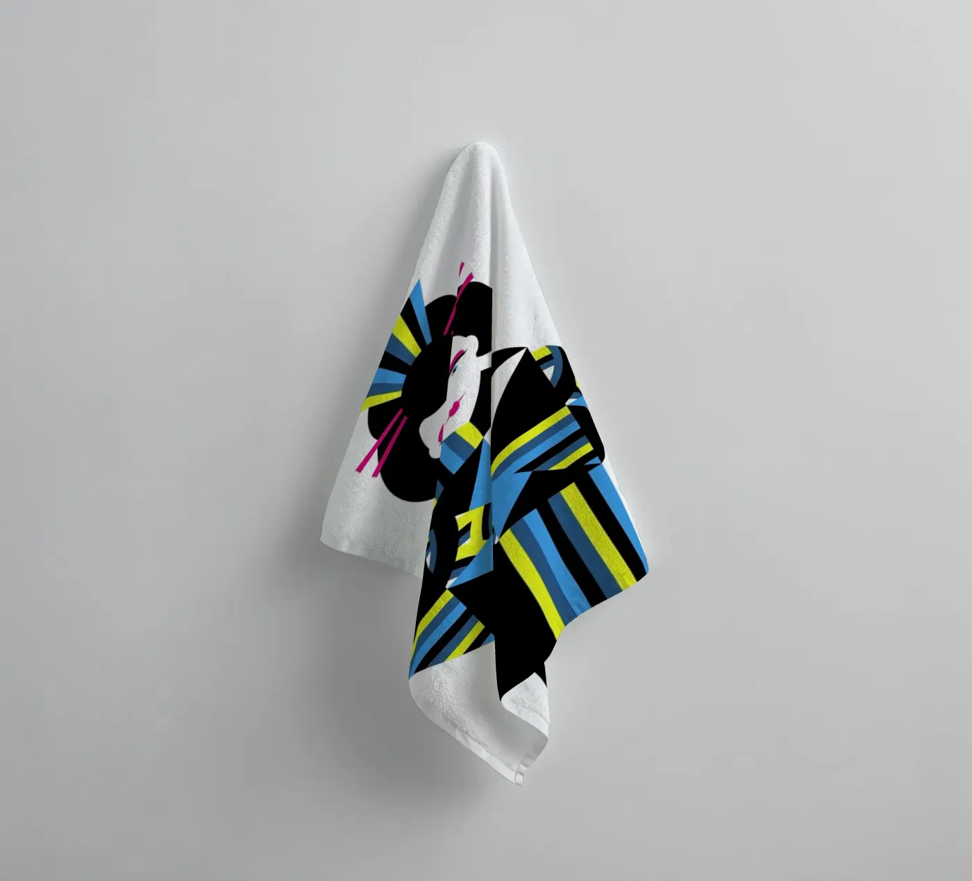 Geisha badhanddoek van Oscar Odd Diodoro