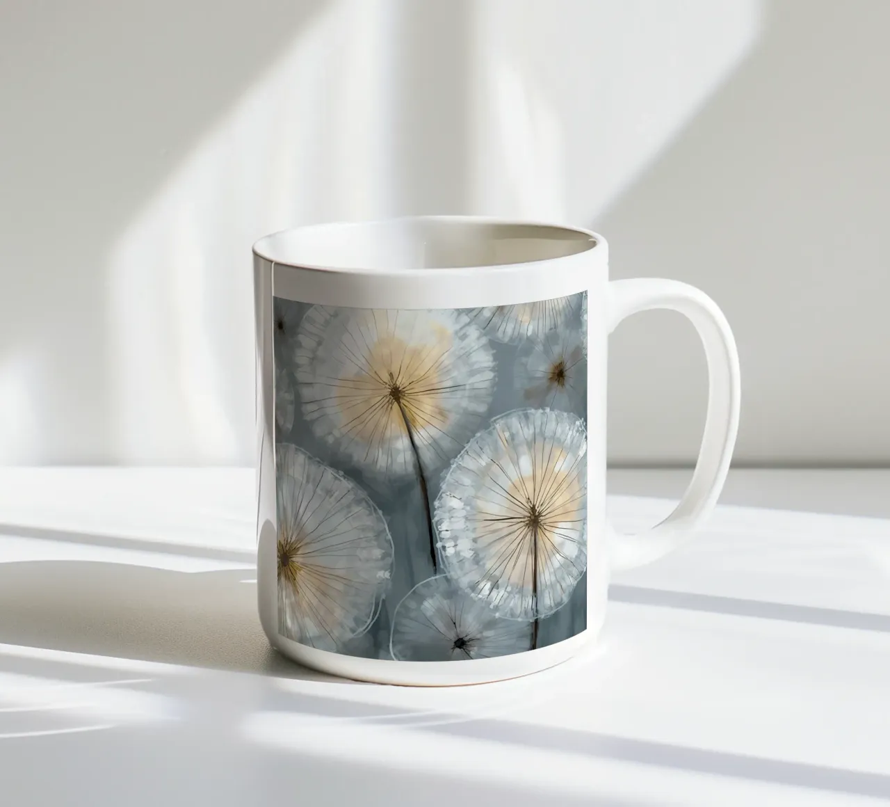 Skyline del dente di leone tazza in ceramica da Modern Muse