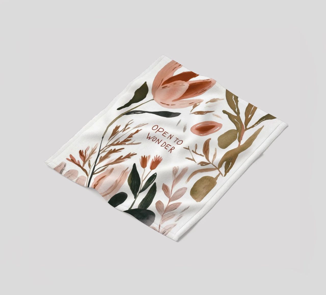 Open To Wonder No 2 coperta in pile da treechild