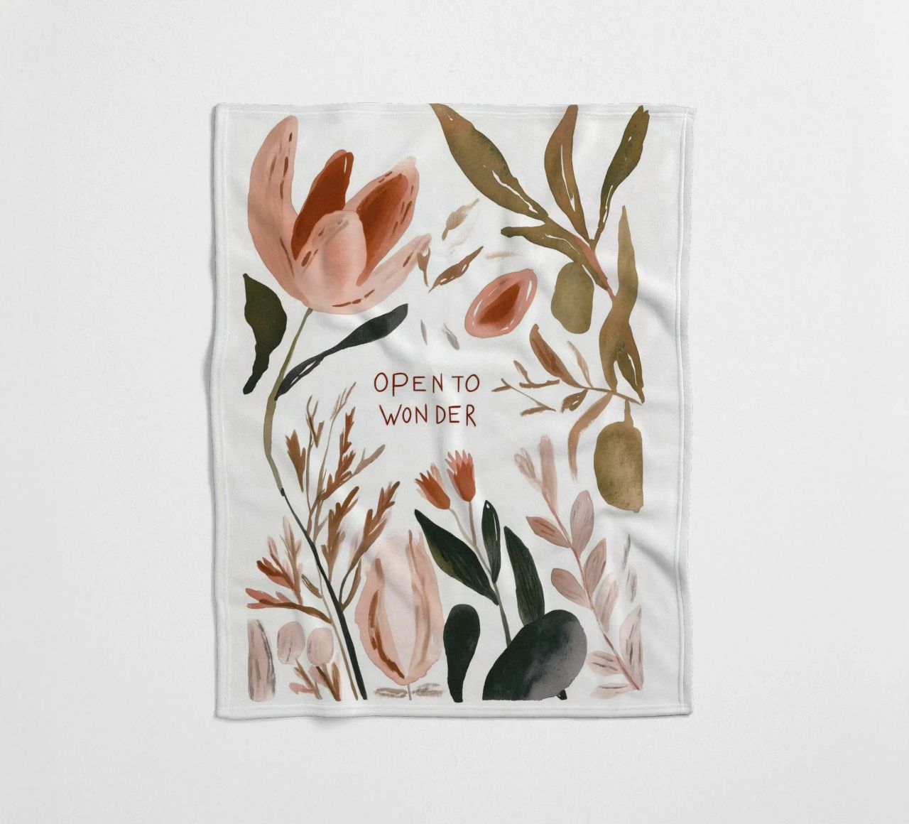 Open To Wonder No 2 coperta in pile da treechild
