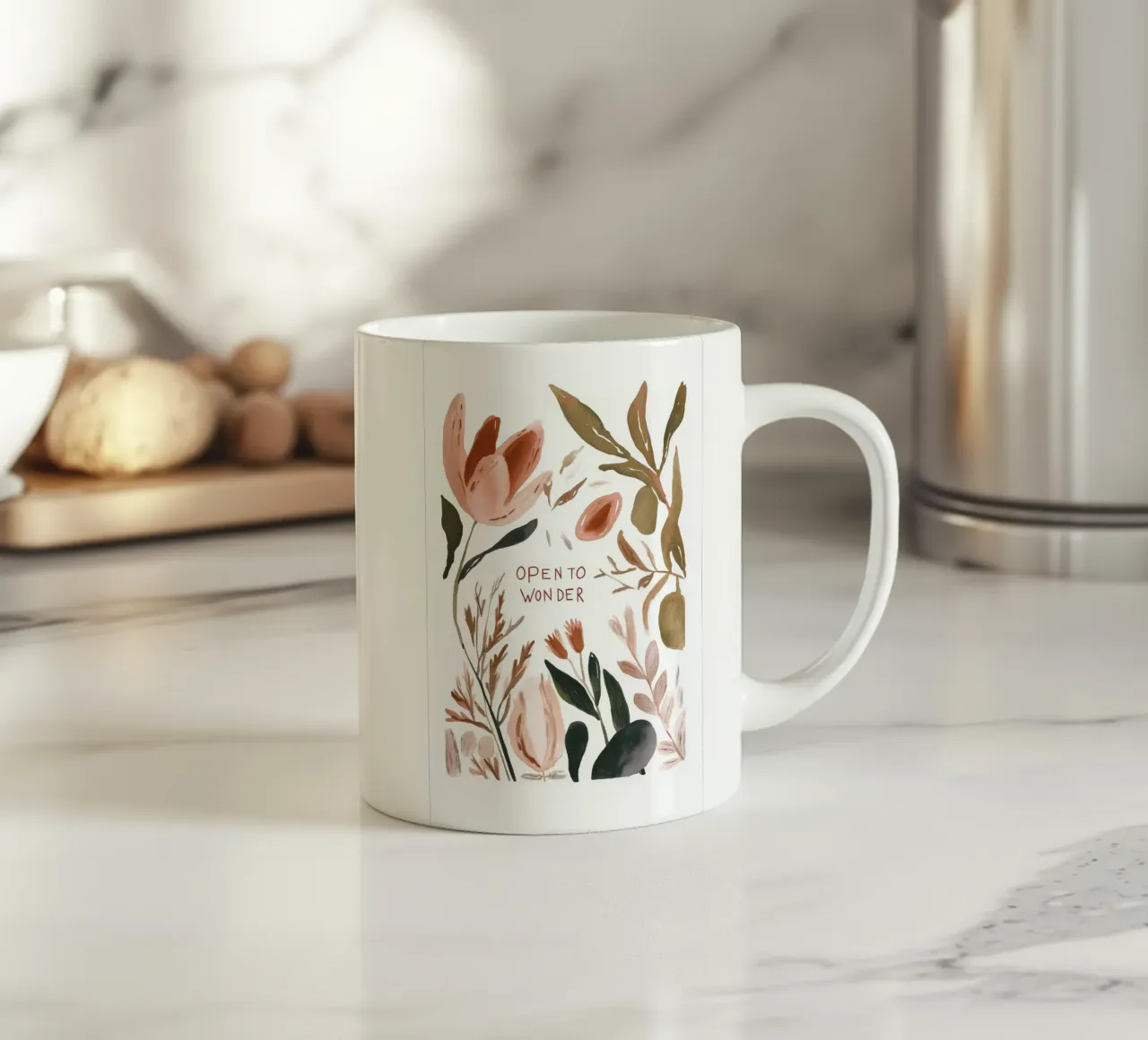 Open To Wonder No 2 tazza in ceramica da treechild