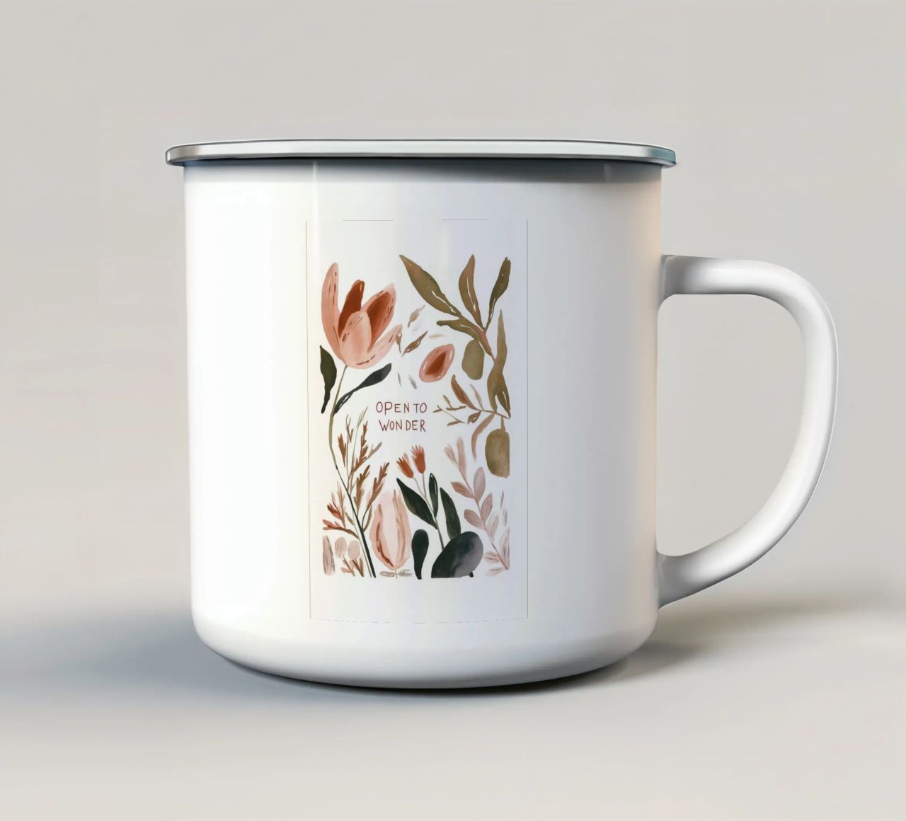 Open To Wonder No 2 tazza in smalto da treechild