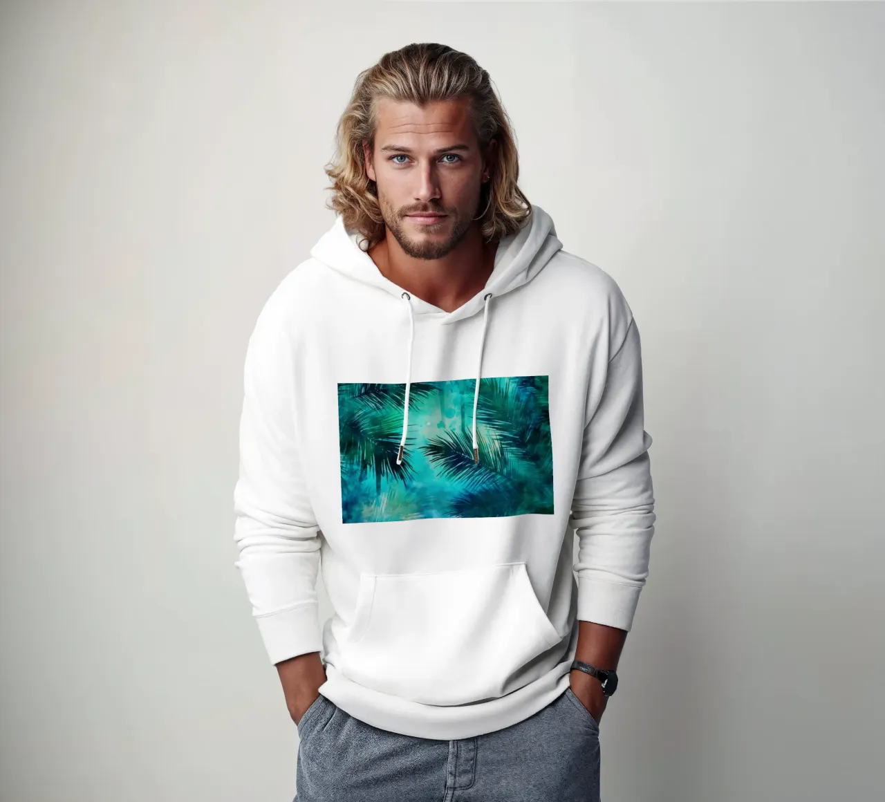 Paesaggio mistico oscuro della giungla felpa con cappuccio da Modern Muse