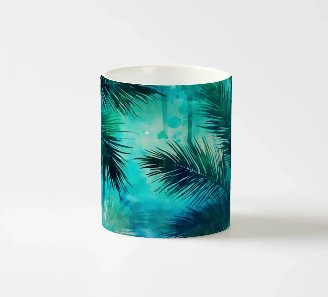 Paesaggio mistico oscuro della giungla tazza in ceramica da Modern Muse