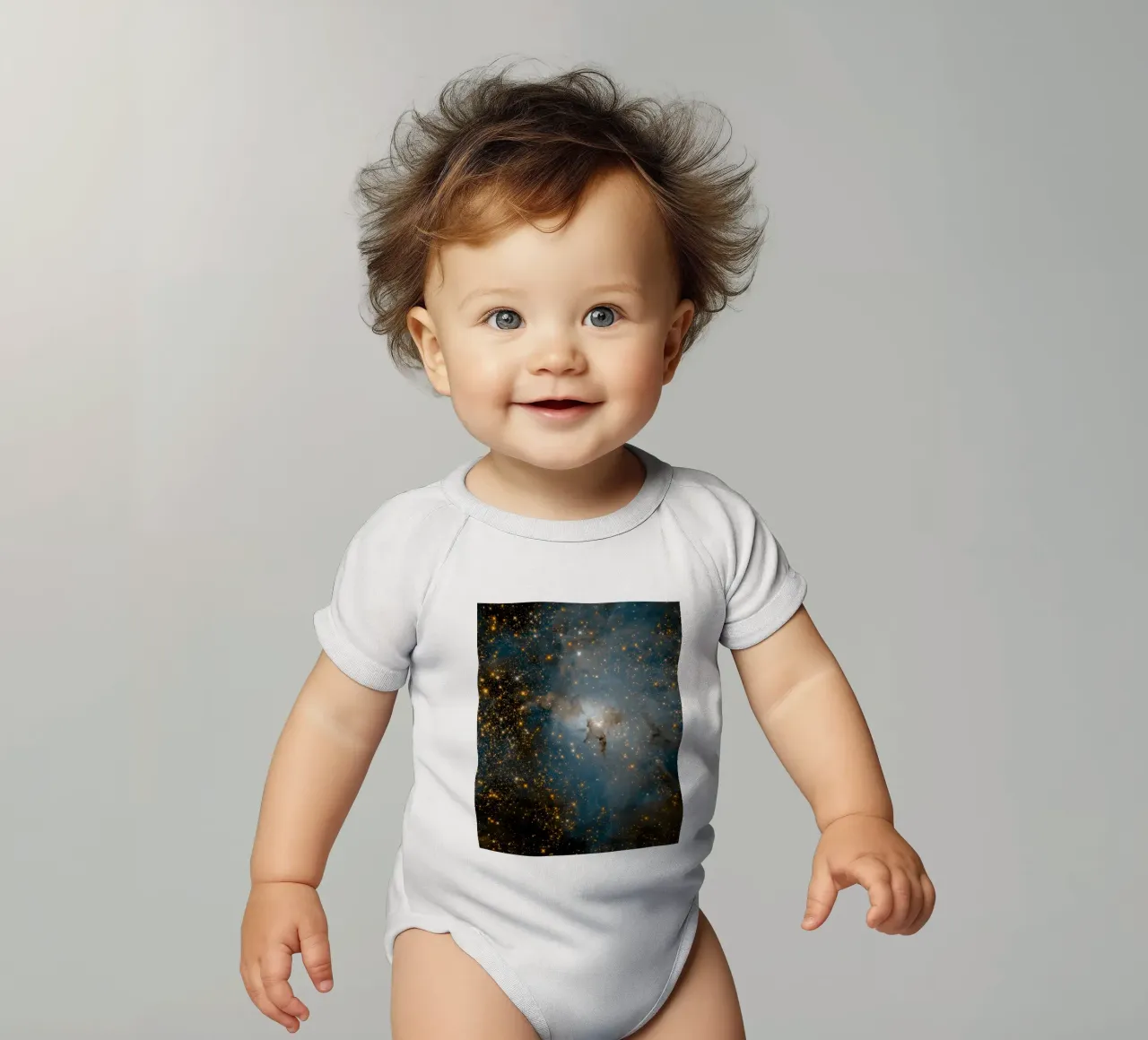hubble telescope high definition image short-sleeve baby romper by 🎁 ARTVI-SHOP