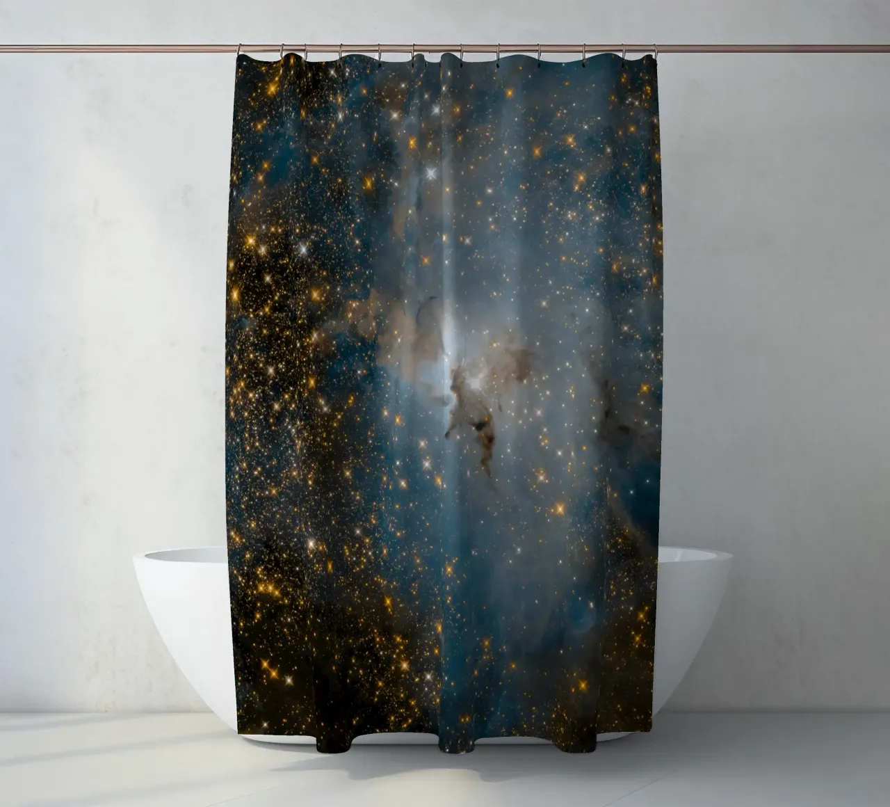hubble telescope high definition image shower curtain by 🎁 ARTVI-SHOP