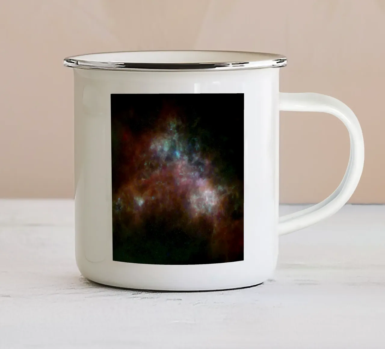 Immagine ad alta definizione del telescopio Hubble tazza in smalto da ARTVI-SHOP