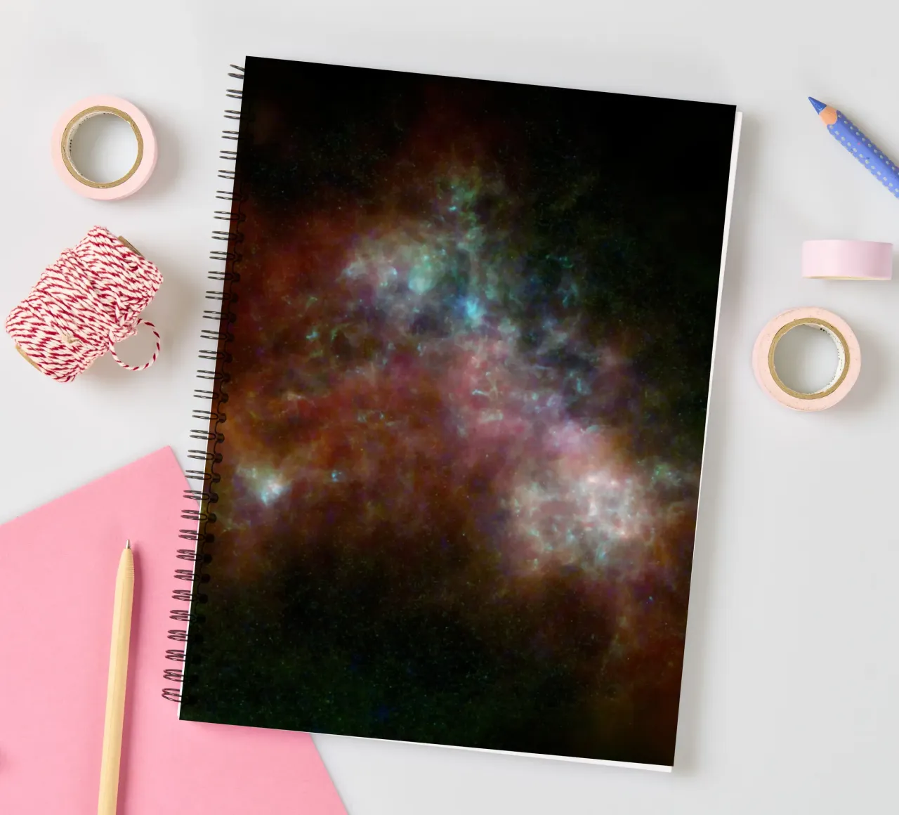hubble telescope high definition image spiral notebook by 🎁 ARTVI-SHOP