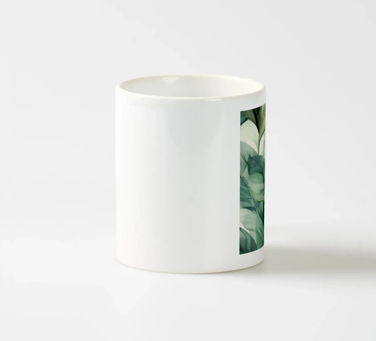 Incantevoli foglie tropicali 1 tazza in ceramica da Modern Muse