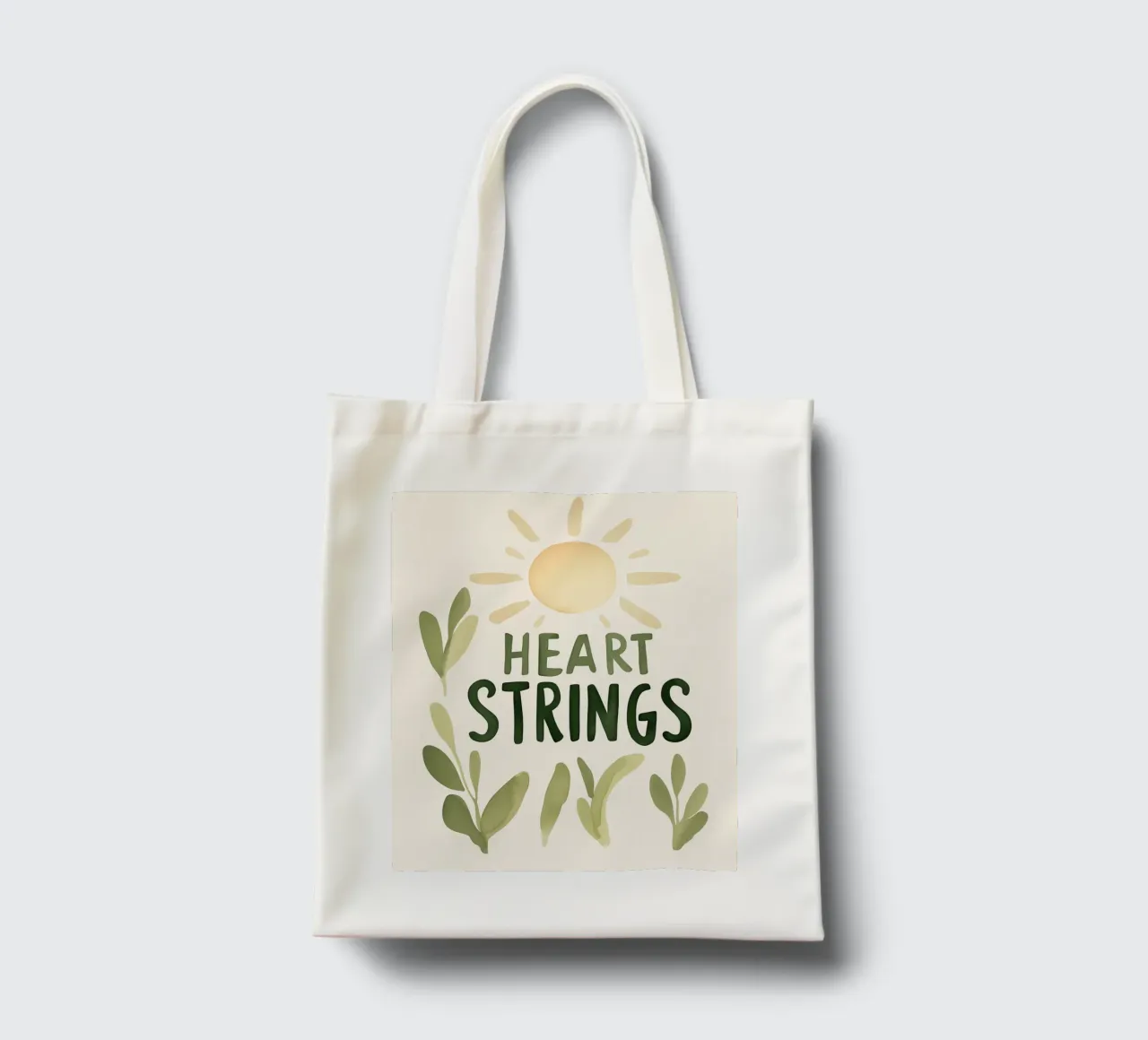 Heart Strings borsa in juta da treechild