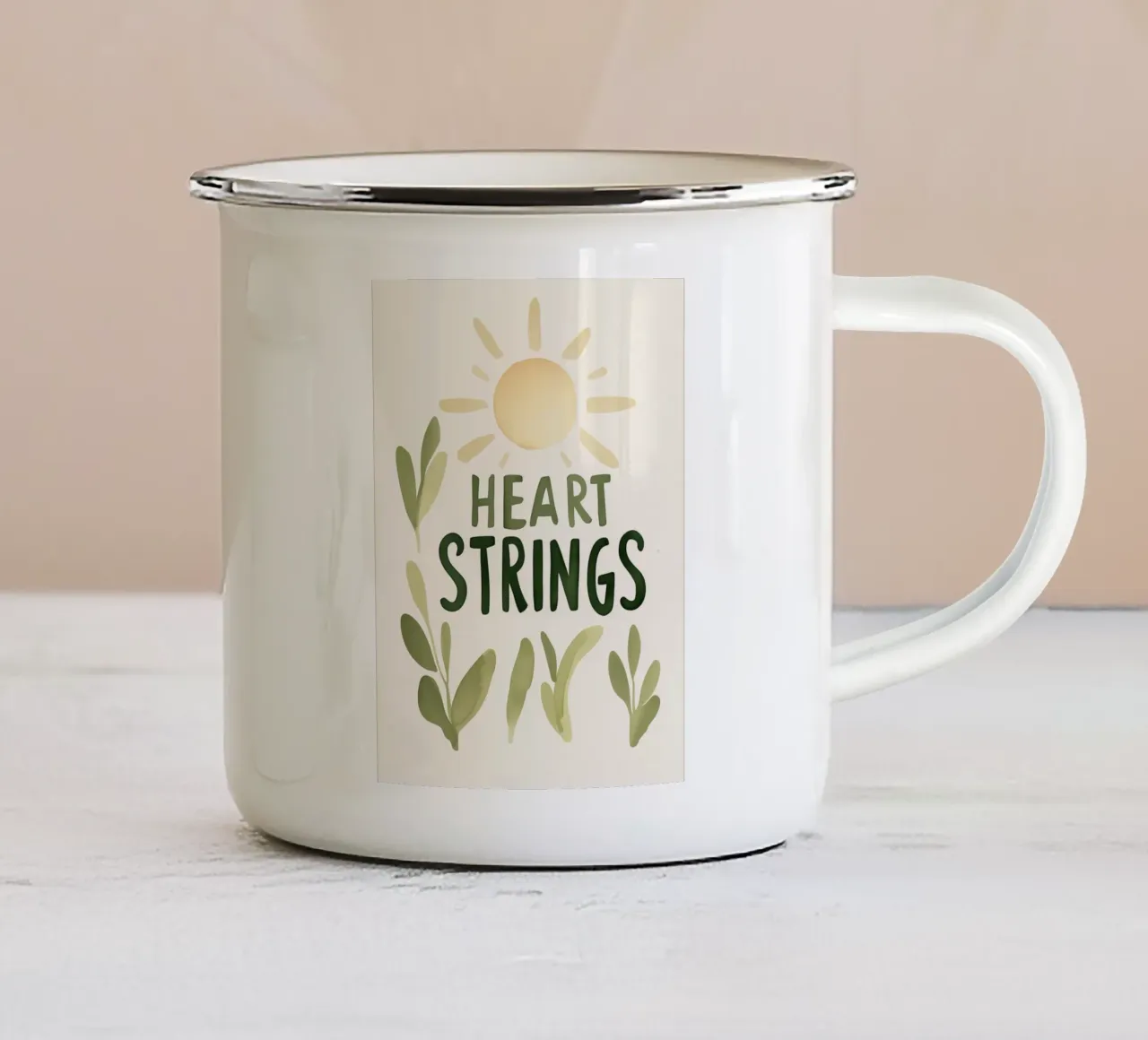 Heart Strings tazza in smalto da treechild
