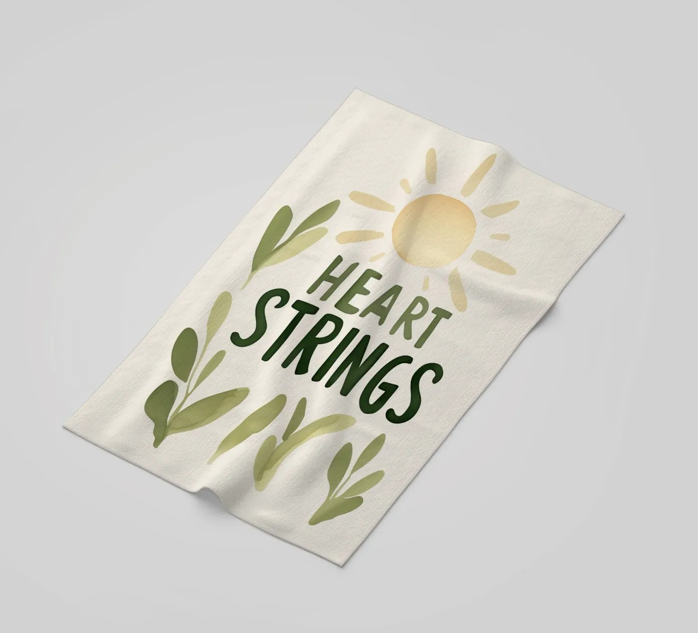 Heart Strings Strandtuch von treechild