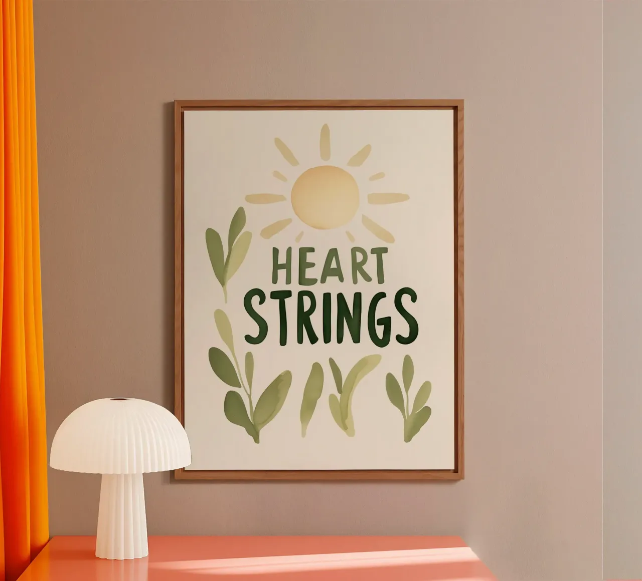 Heart Strings alluminio dibond da treechild