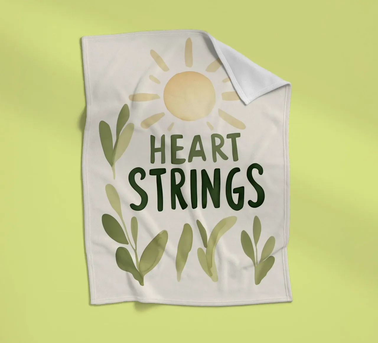 Heart Strings coperta in pile da treechild