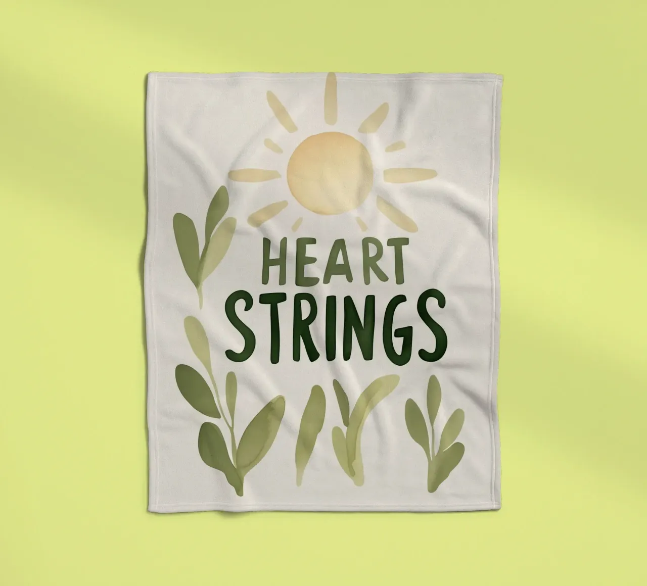 Heart Strings coperta in pile da treechild