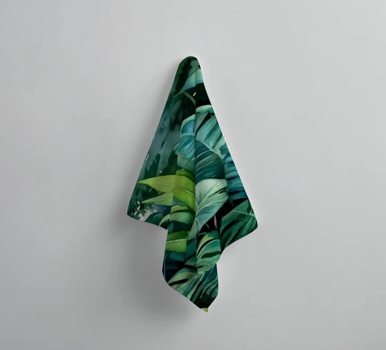 Paesaggio della giungla tropicale asciugamano da bagno da Modern Muse
