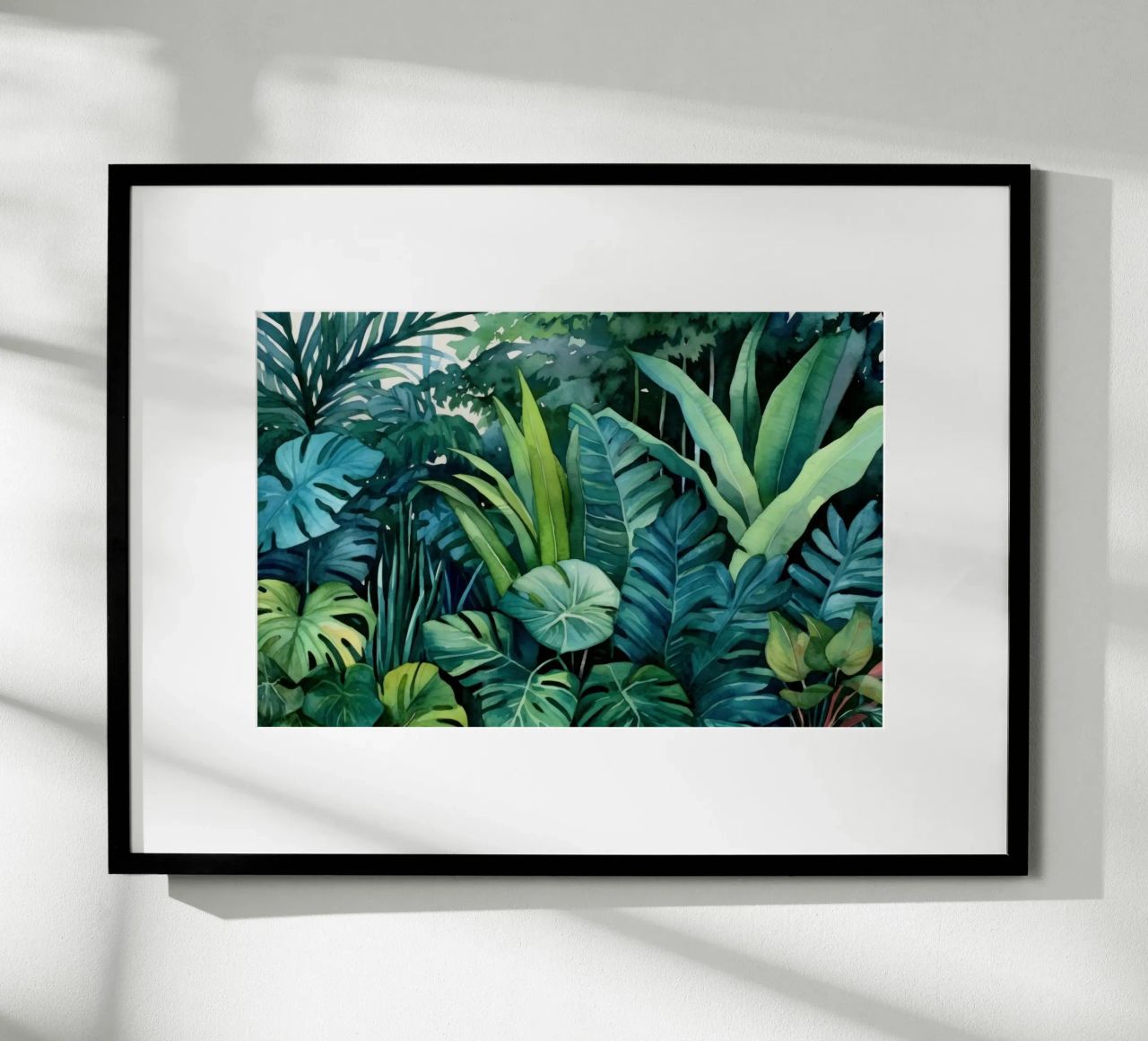 Paysage de jungle tropicale poster de Modern Muse