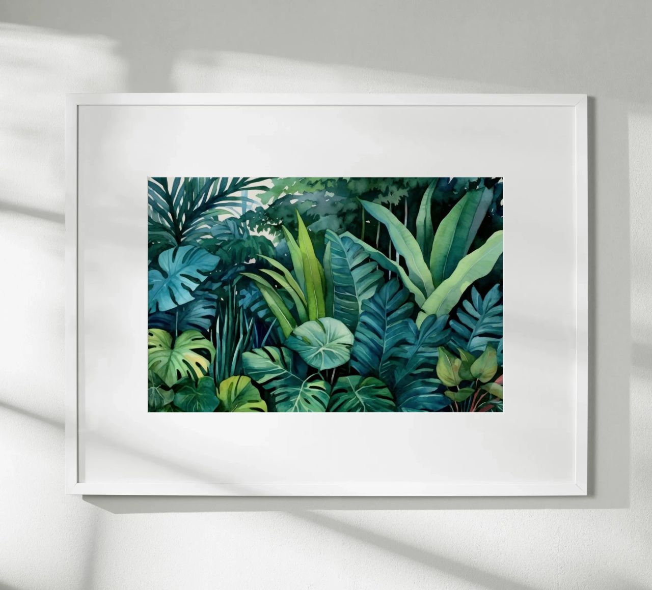 Paysage de jungle tropicale poster de Modern Muse