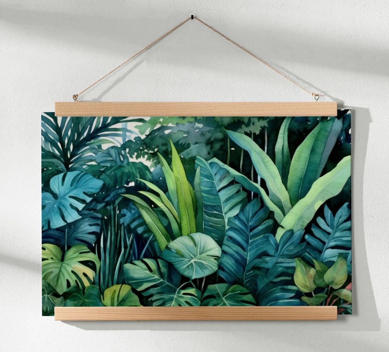 Paysage de jungle tropicale poster de Modern Muse