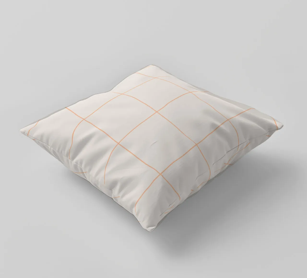 Check peach cuscino da AleksandraAnna