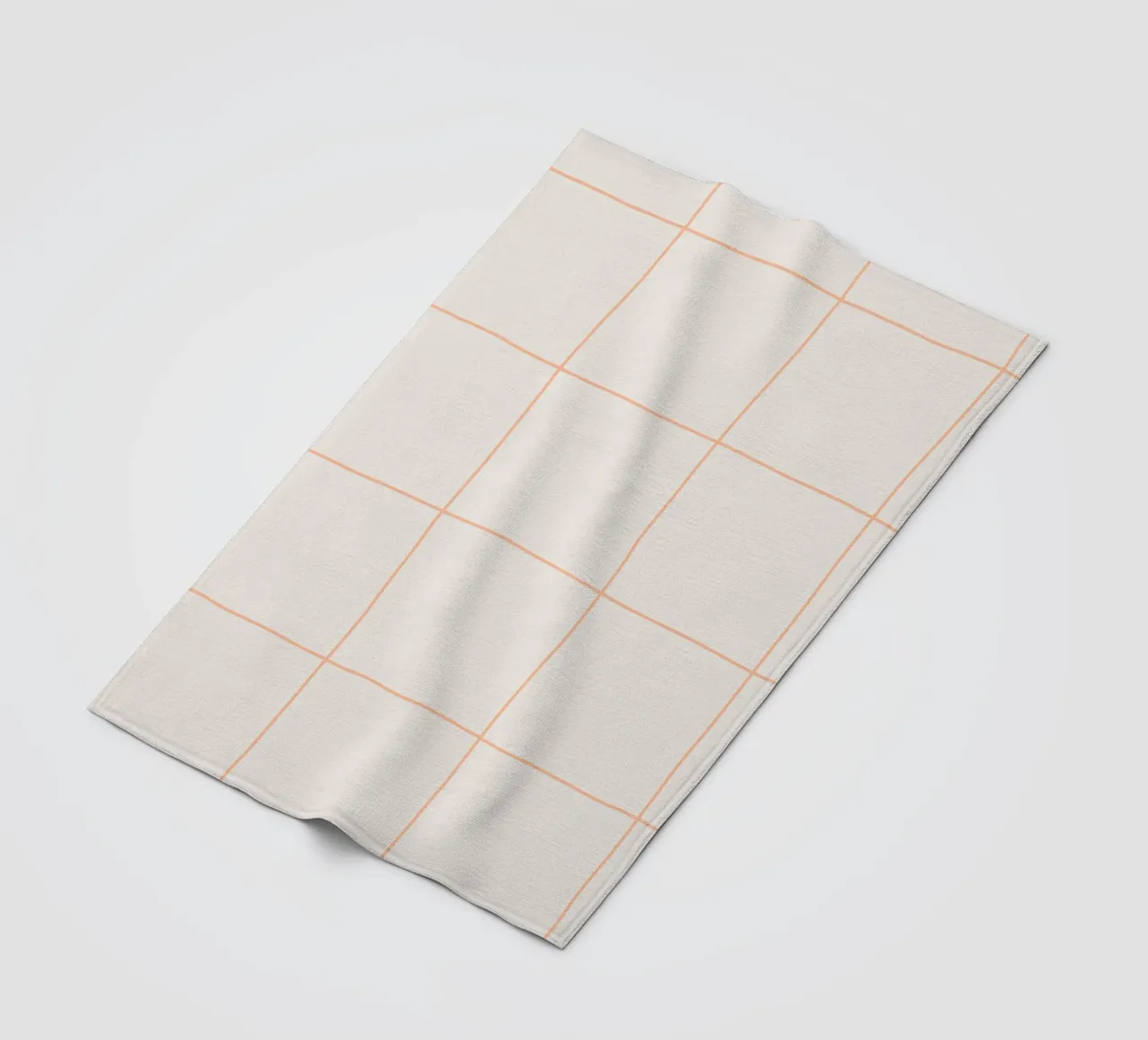 Check peach coperta in pile da AleksandraAnna
