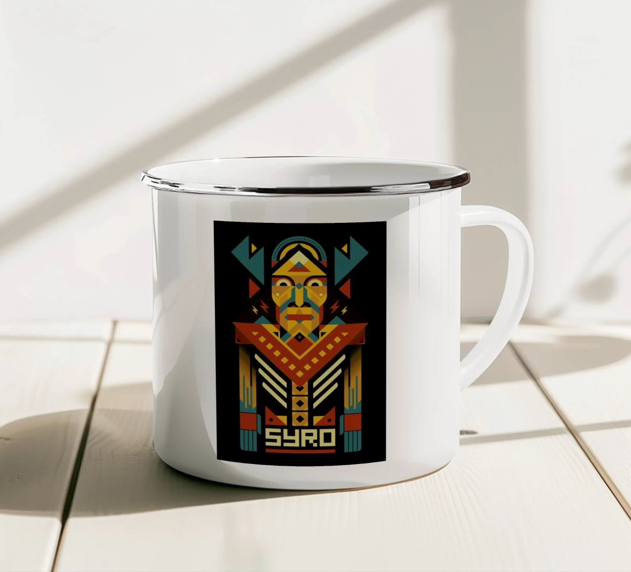 Syro tazza in smalto da Oscar Odd Diodoro