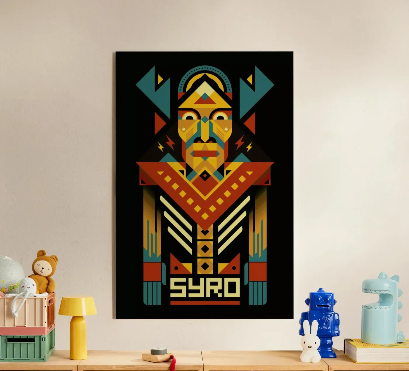 Syro acryl van Oscar Odd Diodoro