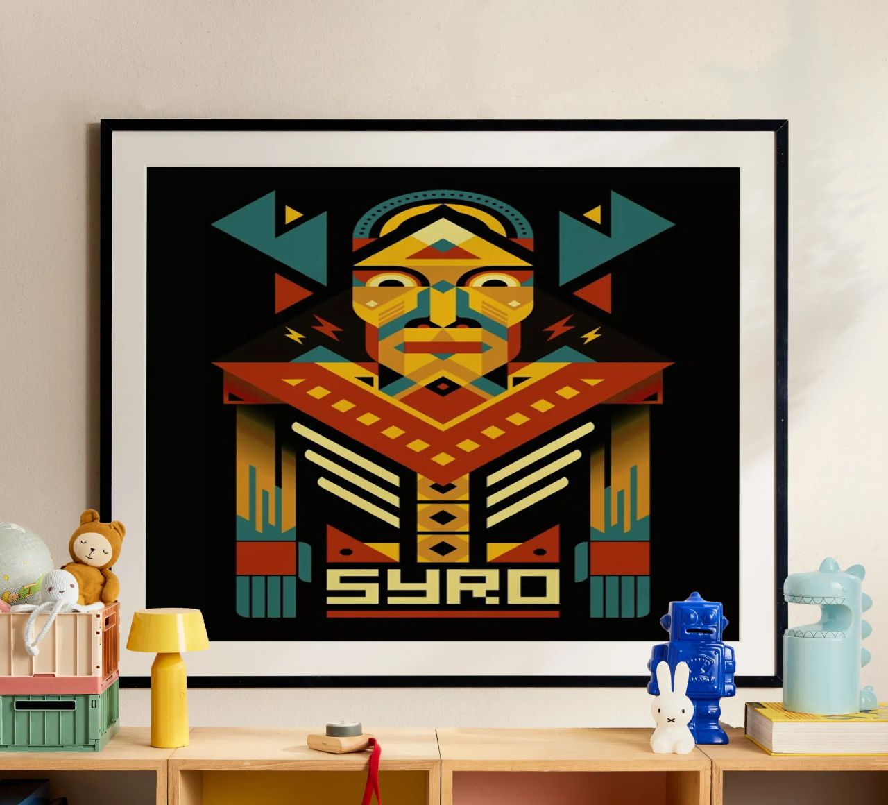 Syro poster con marco de aluminio de Oscar Odd Diodoro