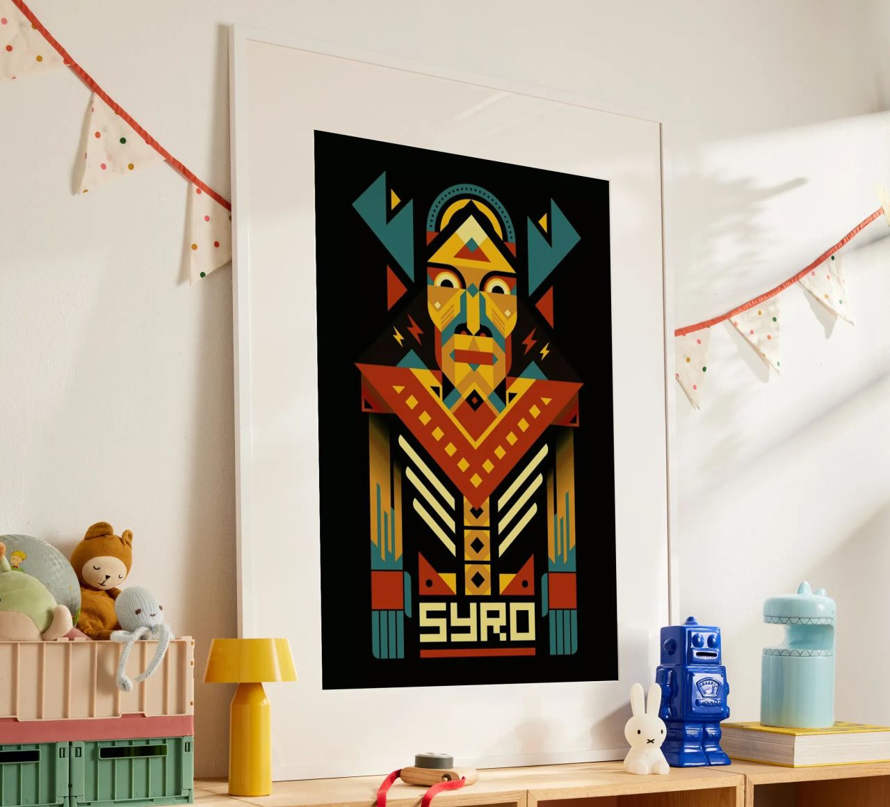 Syro poster con marco de aluminio de Oscar Odd Diodoro