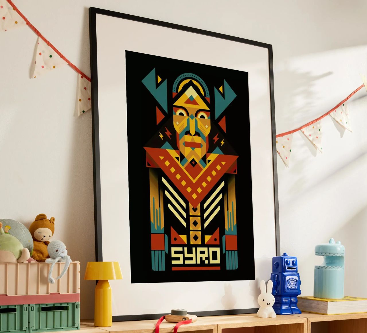 Syro poster con marco de aluminio de Oscar Odd Diodoro
