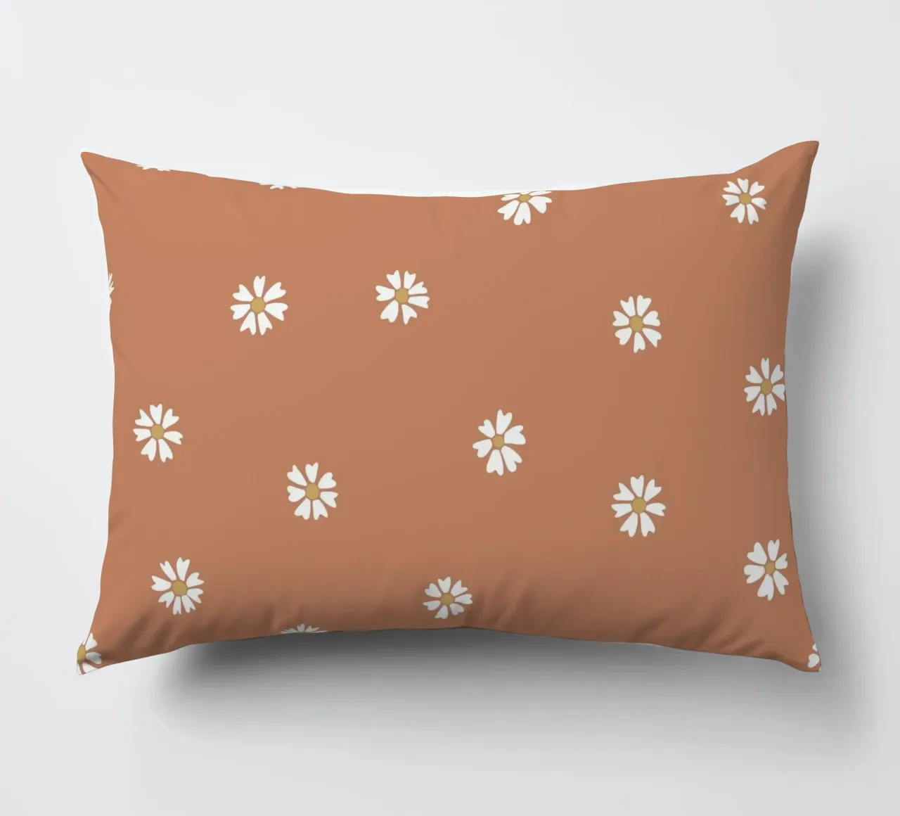 Daisies rust cuscino da AleksandraAnna
