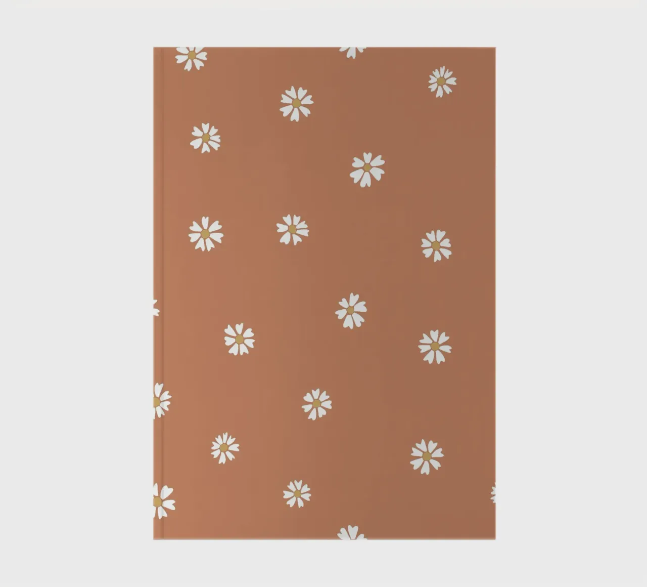 Daisies rust notebook by AleksandraAnna