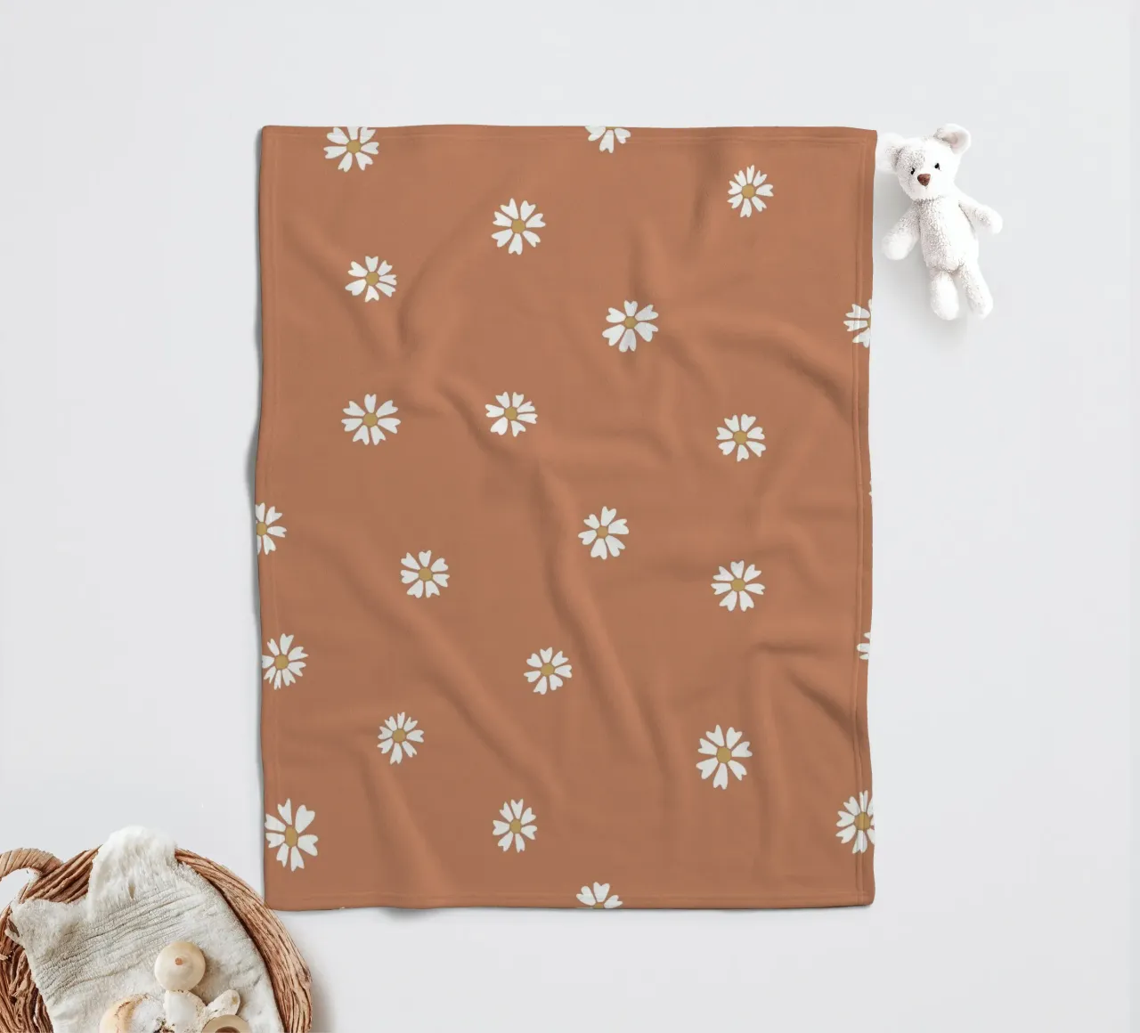 Daisies rust coperta in pile da AleksandraAnna
