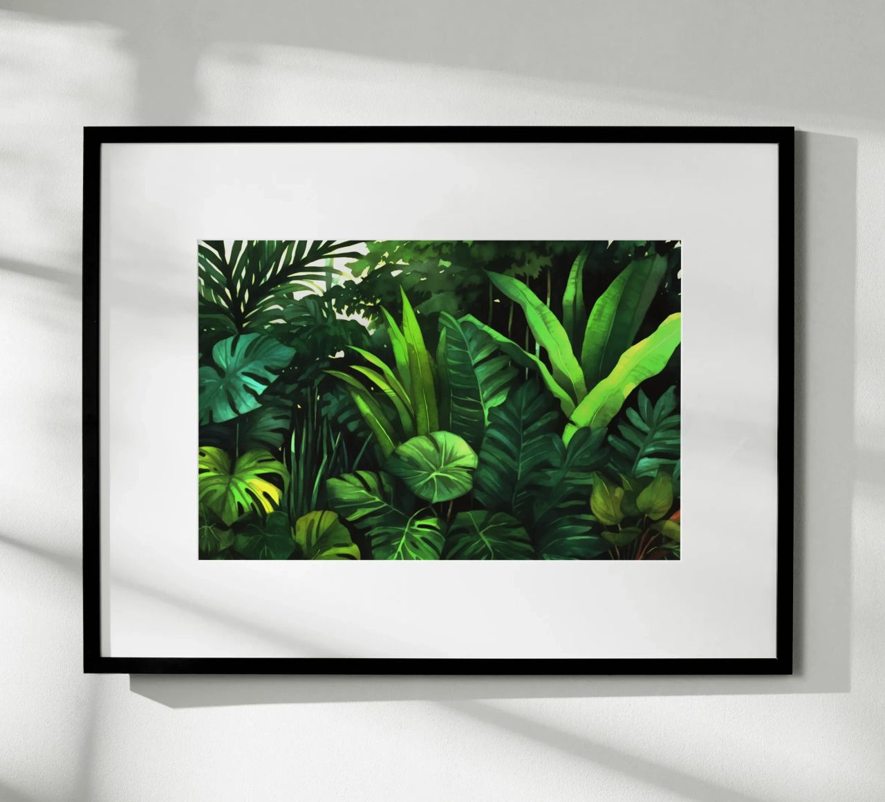 Paysage de jungle tropicale poster de Modern Muse