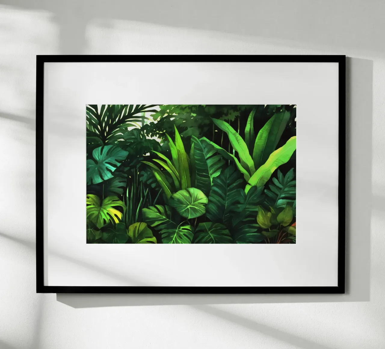 Tropical Jungle Landscape poster by Modern Muse