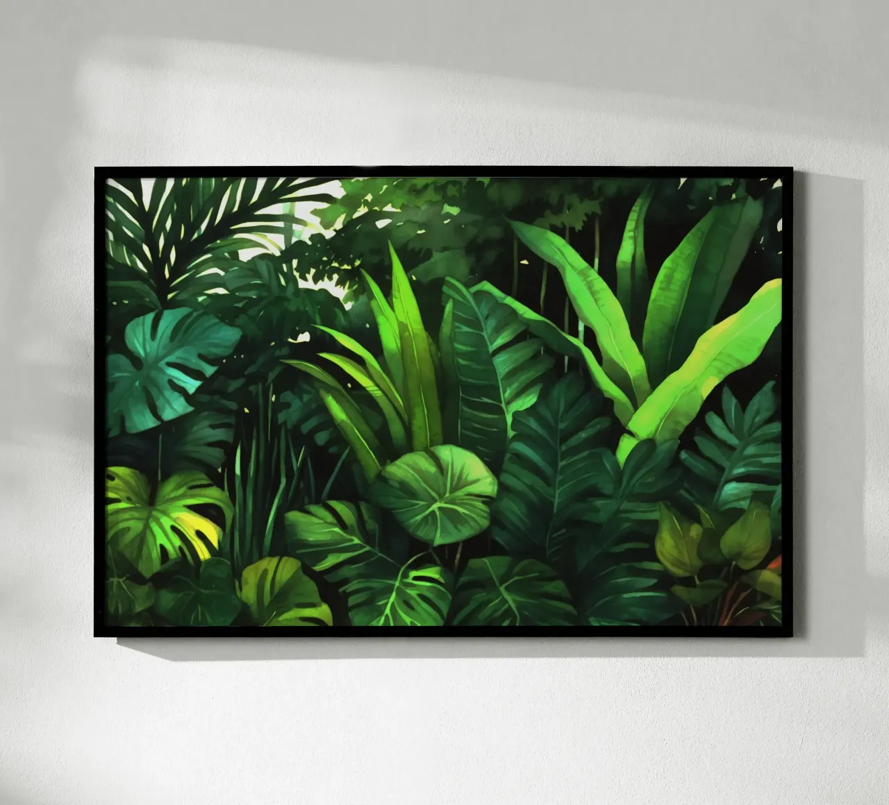 Tropical Jungle Landscape poster by Modern Muse