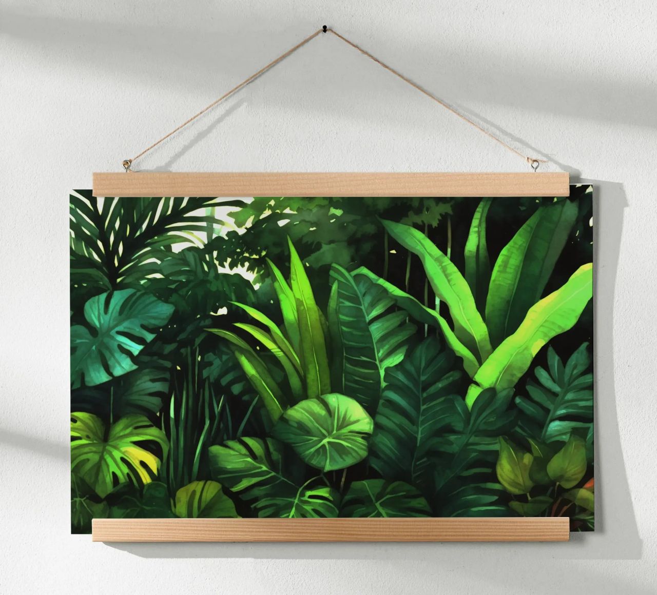 Paysage de jungle tropicale poster de Modern Muse