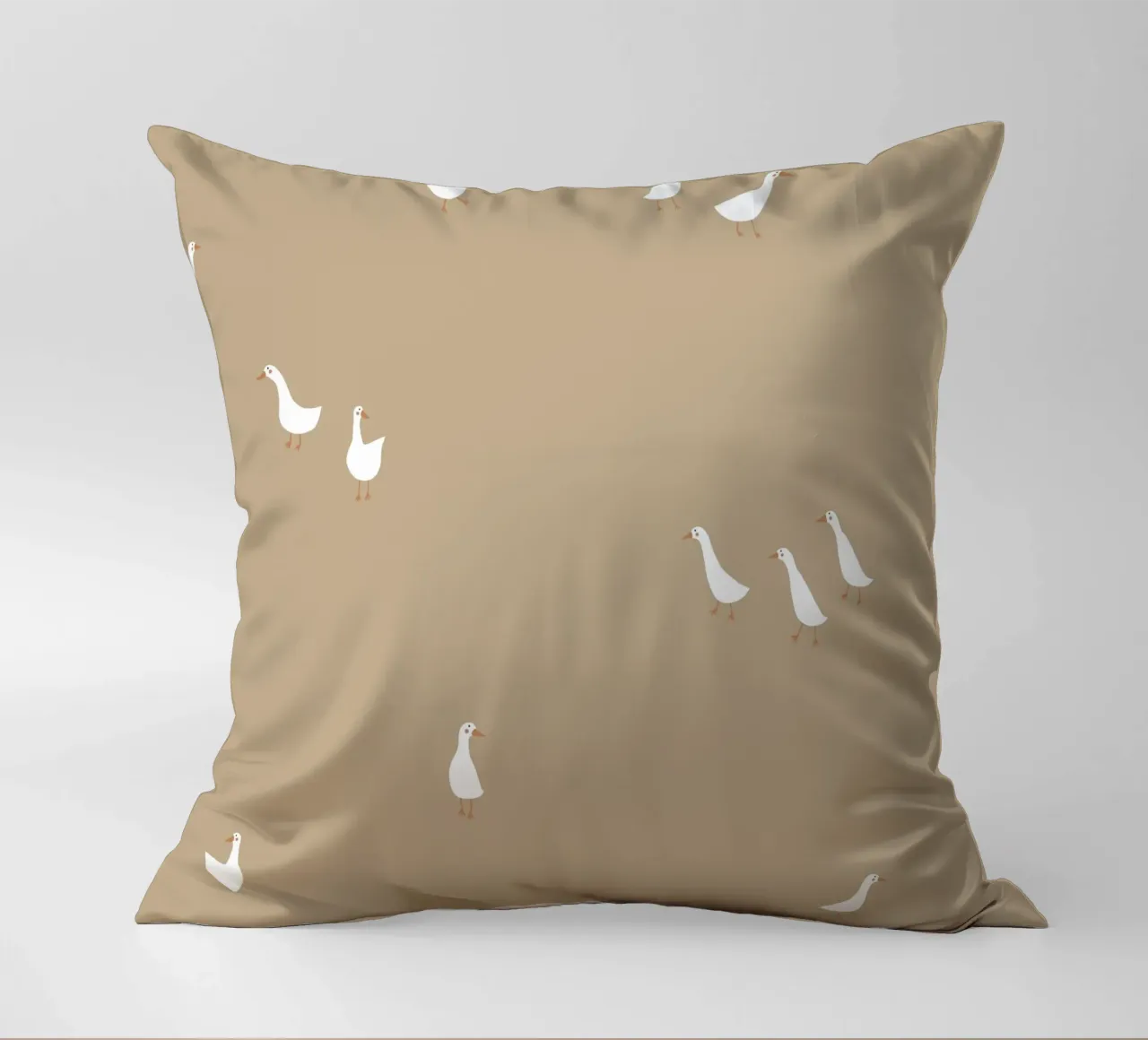 Geese green cuscino da AleksandraAnna