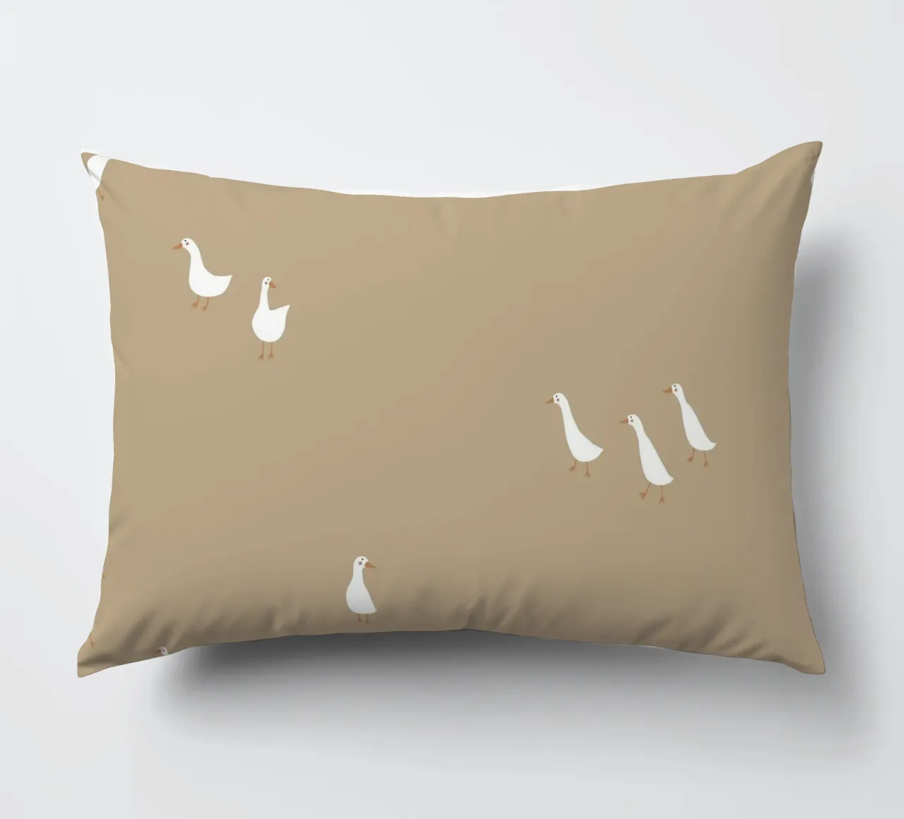 Geese green cuscino da AleksandraAnna